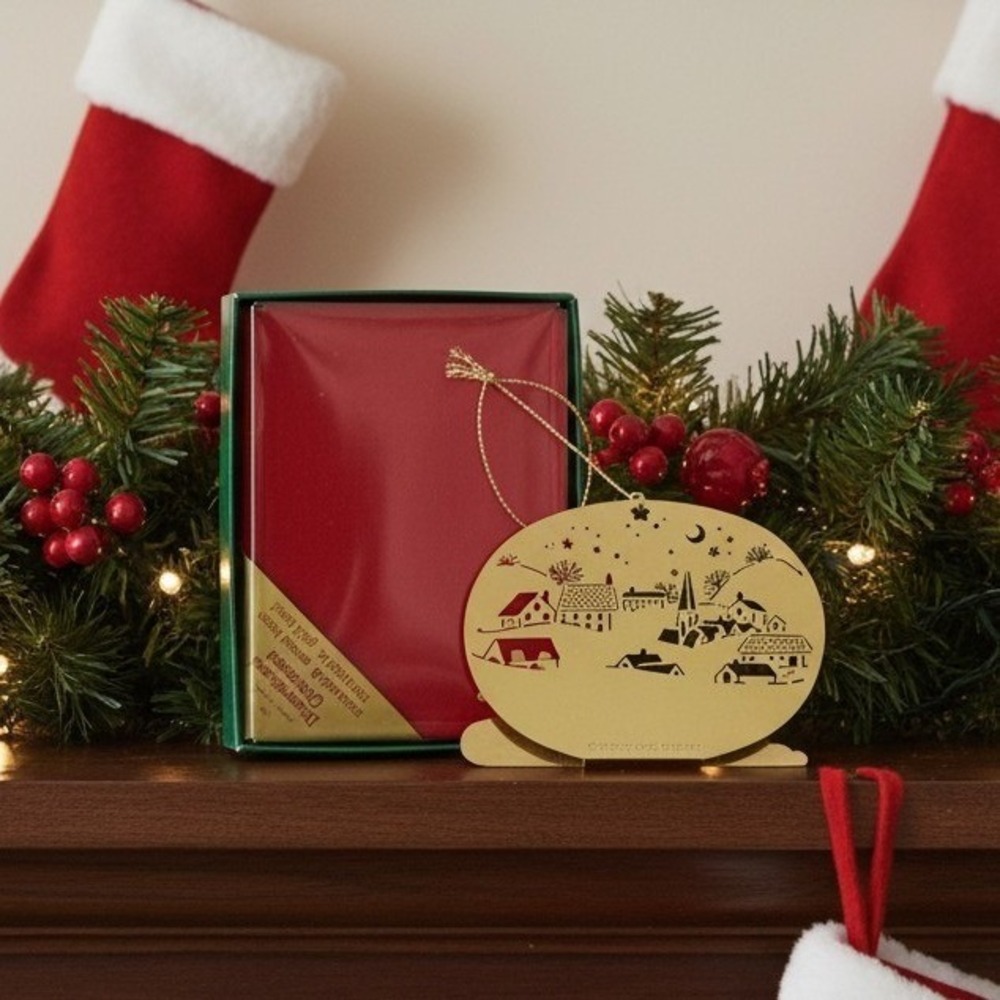 Hallmark Dimensional Ornament Brass with 24kt GOLD TONE